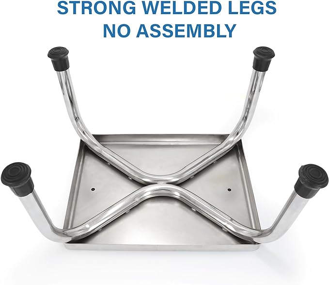 Vaunn Medical Foot Step Stool 350lbs Heavy-Duty Welded Steel Legs, Fully Welded Single Construction Frame, Anti-Skid Rubber Platform
