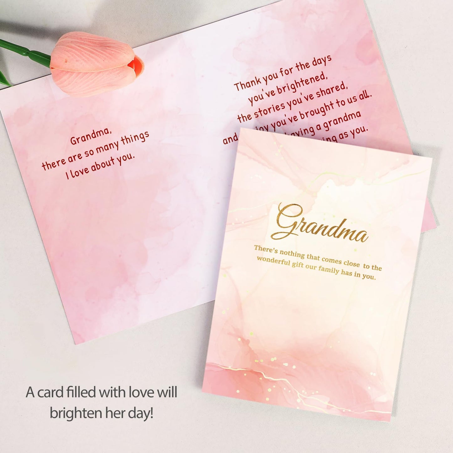 Suhctuptx Grandma Gifts, Christmas Birthday Gifts for Grandma, Best Funny Mothers Day Ideas Gift for Gigi Grandparent Nana Basket Set from Granddaughter Grandson with Canvas Tote Bag Pink