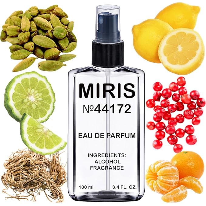 MIRIS No. 44172, Inspired by Prive Vetiver d Hiver, Long-Lasting Eau de Parfum for Men, Spray 3.4 Fl Oz / 100 ml