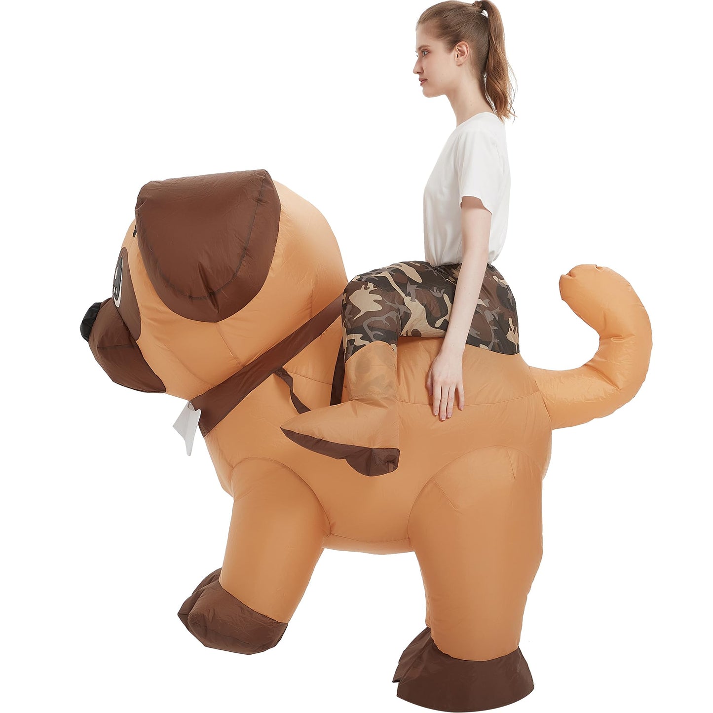 RQUXMT Blow Up Party Costumes,Inflatable Costume Adult,Dog Inflatable Costume,Halloween Costumes for Men Women (72INCH)