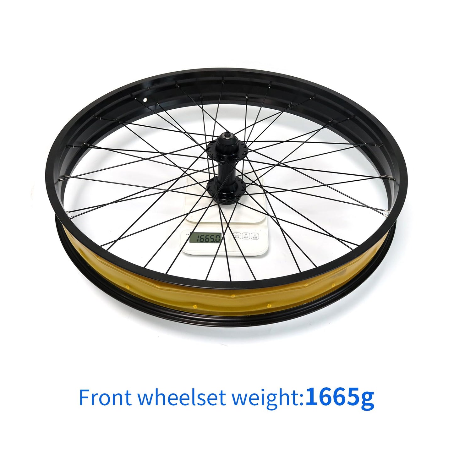 ZTZ 20/26 x 4.0 inch Fat Tire Bike Front Wheel, Aluminum Alloy Bike Rim, 36H High-Strength Fat Bike Wheelset, 135mm Hub, 9mm Quick Release, Disc Brake, Perfect for Snow, Beach, eBikes (26 * 4.0 inch)