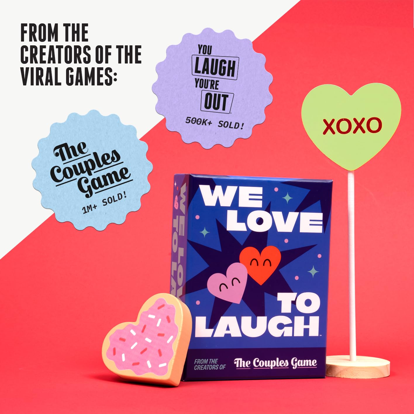 We Love to Laugh [Couples Game for 2 Players | Hilarious Relationship Card Game for Date Night, Anniversaries, Game Night | Couples Gift Idea, Don’t Laugh Couples Edition, Try Not to Laugh Game]