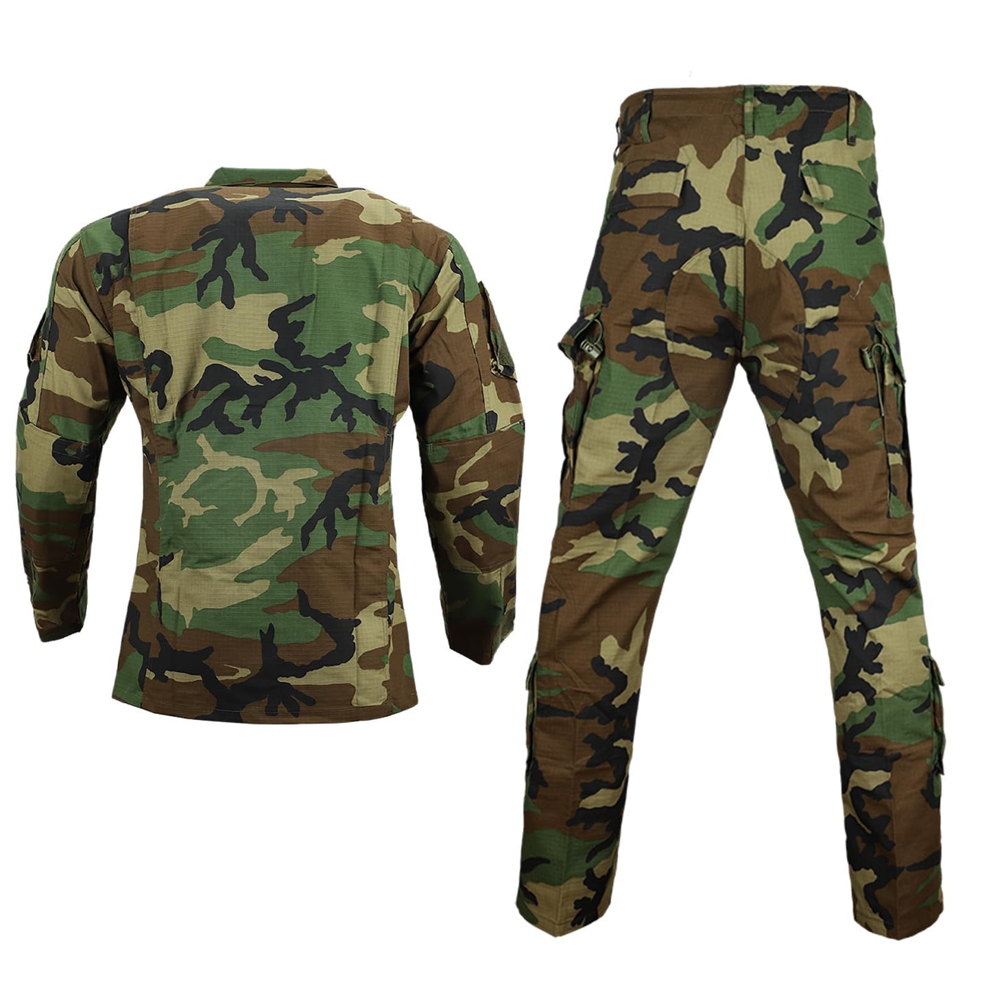 MGFLASHFORCE Army Uniform for Men Camo Military Suit OutFit BDU Jacket and Pants (XL)