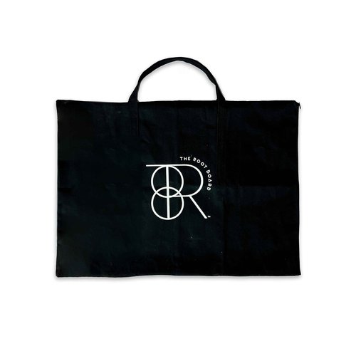 THE ROOT BOARD Root Bag Tote Strapped Companion Tote, Portable Bamboo Yoga Board for Practicing Yoga on Carpet and Other Surfaces, Strap Bag Tote Carries to Parks, Beach, Wilderness