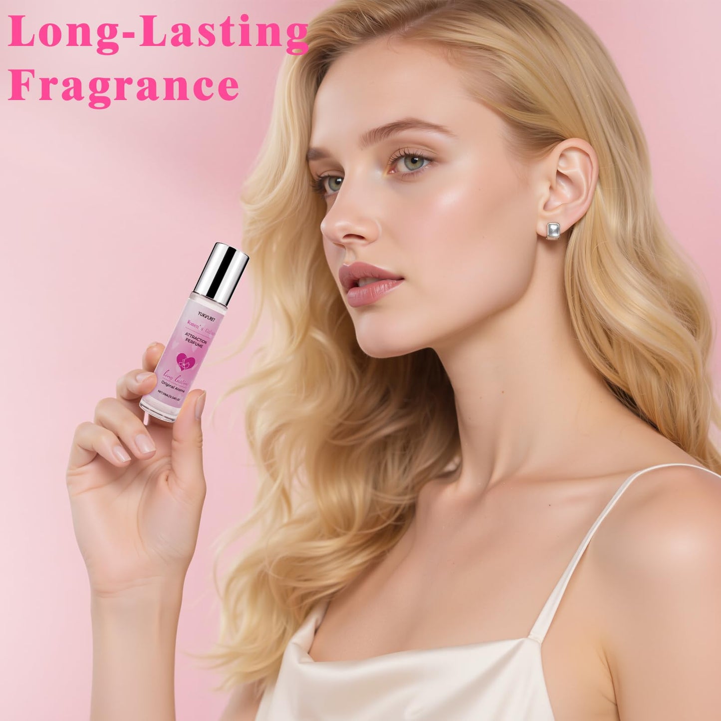 YUKVLRET Pheromones Perfumes for Women, Long Lasting Women's Cologne, Pheromone Perfumes Attract Men, Enhanced Scents Women's Perfume, Roller Ball Design, Portable and Fruity