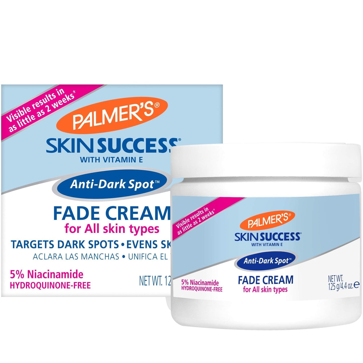 Palmer's Skin Success Anti-Dark Spot Fade Cream with Vitamin E and Niacinamide, Helps Reduce Dark Spots and Age Spots, Face Crea