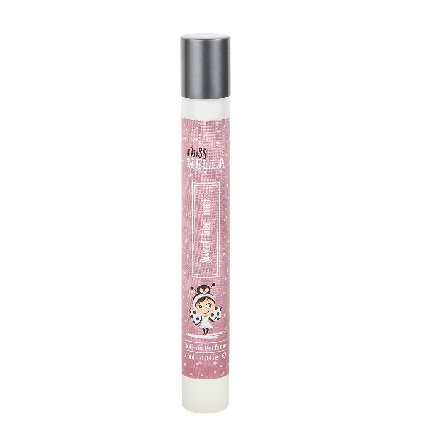 MISS NELLA Kids - Sweet Like Me Roll On Perfume for Children with Delightfully Fresh Fragrances | Safe and Natural Boys and Girls Perfume Oil with Easy Roll-On Applicator | 10ML