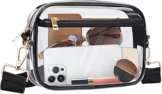 Aodotx Clear Bag Stadium Approved, Clear Crossbody Bag Purses for women for Concert, Sports, Festivals