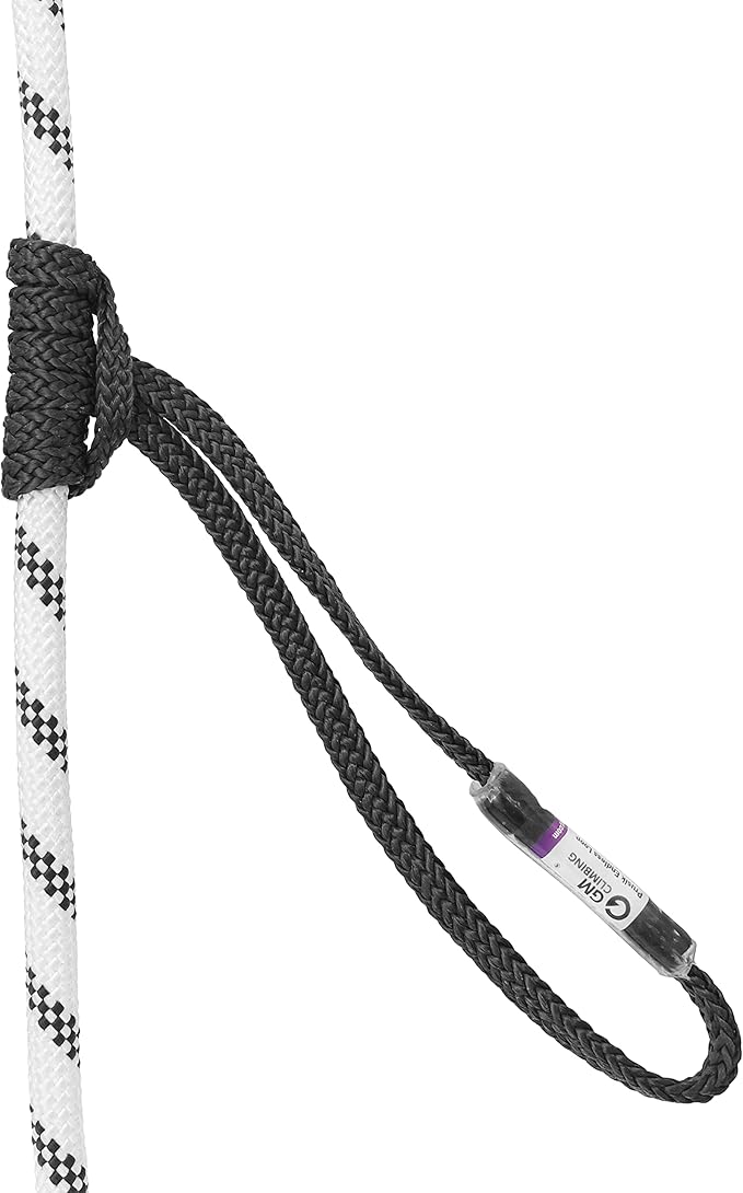 GM CLIMBING 6.8mm Endless Prusik Loop 100% Technora 25kN Heat Resistant Friction Hitch Cord Hollow Braid for Rappel Abseil...