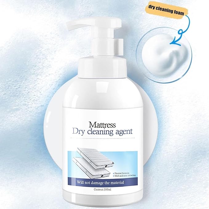 Mattress Stain Remover, Quick-Drying Sweat Eliminator Liquid 300ml, Couch Cleaner Spray for Pet Urine, Laundry, Clothes, Couch and Home Fabric Area