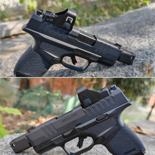 GOWUTAR A17 Micro Green Dot Sight for RMSc Footprint 2 MOA Shake Awake Compact Pistol Reflex Sight Rifle Scope with Picatinny Mount (Green Dot)