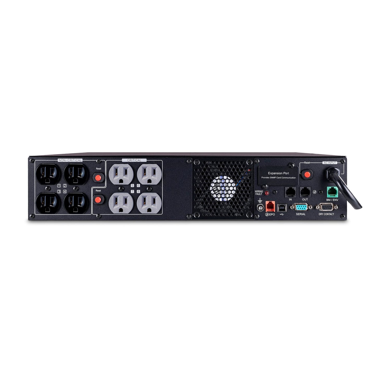 Cyberpower Pr1500Rt2U Smart App Sinewave Ups System, 1500Va/1500W, 8 Outlets, 2U Rack/Tower, Avr