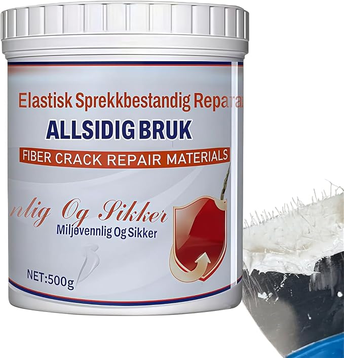 Elastic Cr-ack Resistant Wall Repair Paste, Quick-Drying, 500g, Hole Filler Putty, Wall Repair Paste, Strong Adhesion, for Home Indoor Kitchen Ceiling Walkway Fiberglass Metal Glass