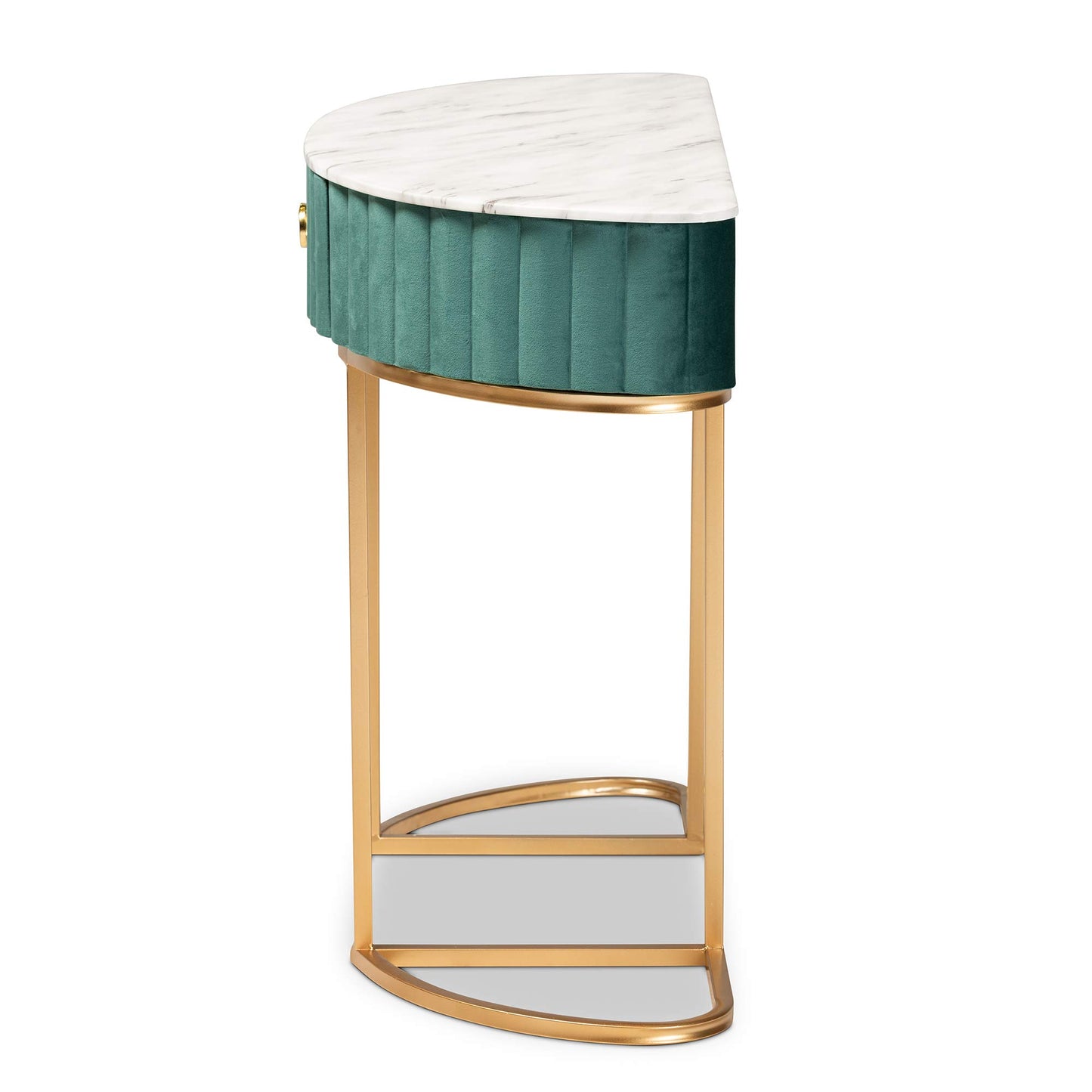 Baxton Studio Console Tables, Green/Gold