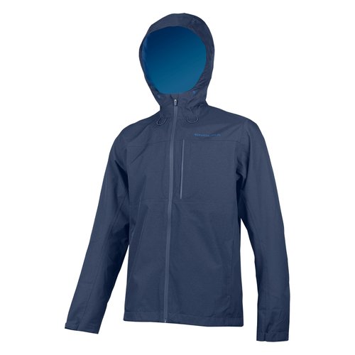Endura Mens Hummvee Mountain Cycling Jacket Waterproof Hooded - Ink Blue, Medium