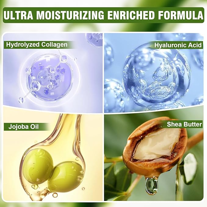 18 Pairs Moisturizing Foot Masks with Shea Butter, Jojoba Oil, Vitamin E & Urea, Intensely Hydrating Foot Mask For Dry Cracked Feet, Moisturizing Socks for Cracked Heel Treatment