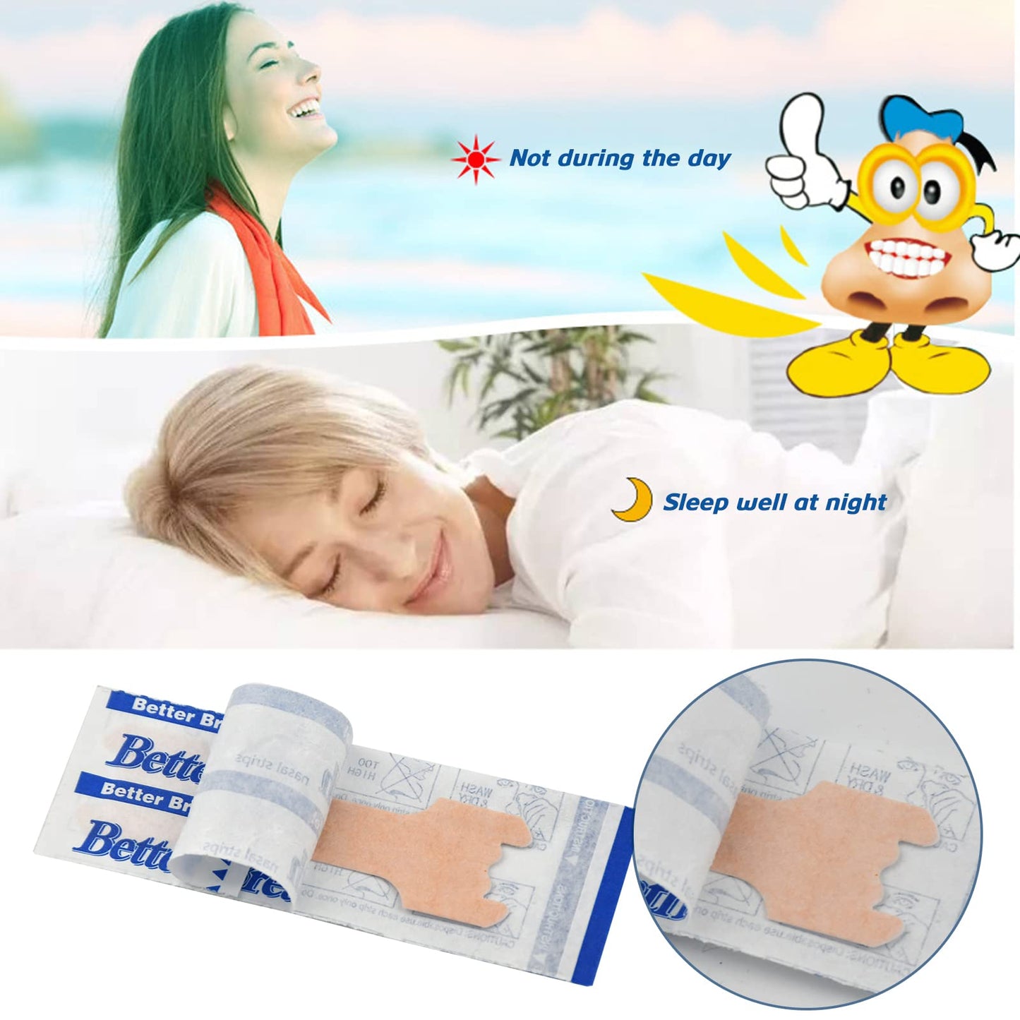 50-300 Count Nasal Strips(66mm*19mm) (100)