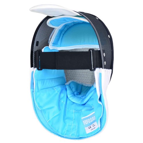 Epee Fencing Mask - 350N Mask with Removable Lining - CE Certified Epee Fencing Helmet (Removable Lining, Large)
