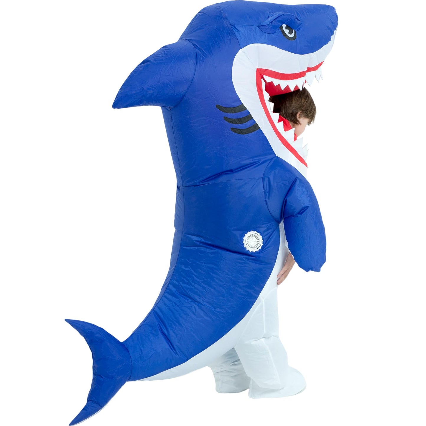 One Casa Blow Up Party Costume,Inflatable Costumes for Kids, Full Body Shark Costume,Halloween Costumes for Boys Girls (4-5YRS)