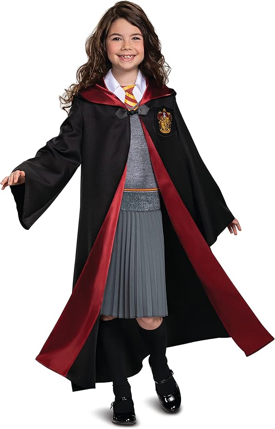 Disguise girls Hermione Granger Girls Costume, Deluxe Official Harry Potter Wizarding World Costume