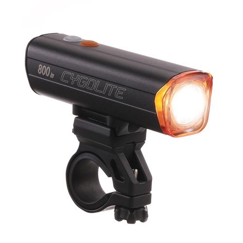 Cygolite Velocity Endurance 800 Lumen Bicycle Light– Anodized Aluminum Alloy- High Run Time–9 Modes– Fine Tunable Brightness-Compact IP67 Waterproof– Hard Mount– USB-C Charge–Road, Mountain, Commute
