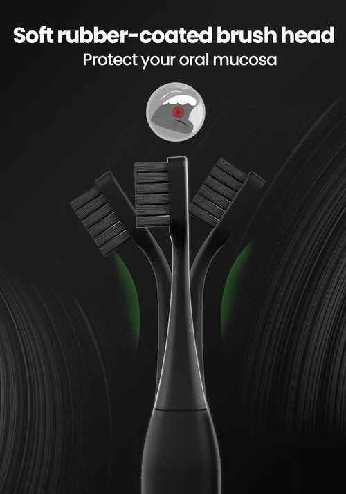 Allegro Luxury Premium Polished Metal Sonic Toothbrush M1,Gunmetal Grey