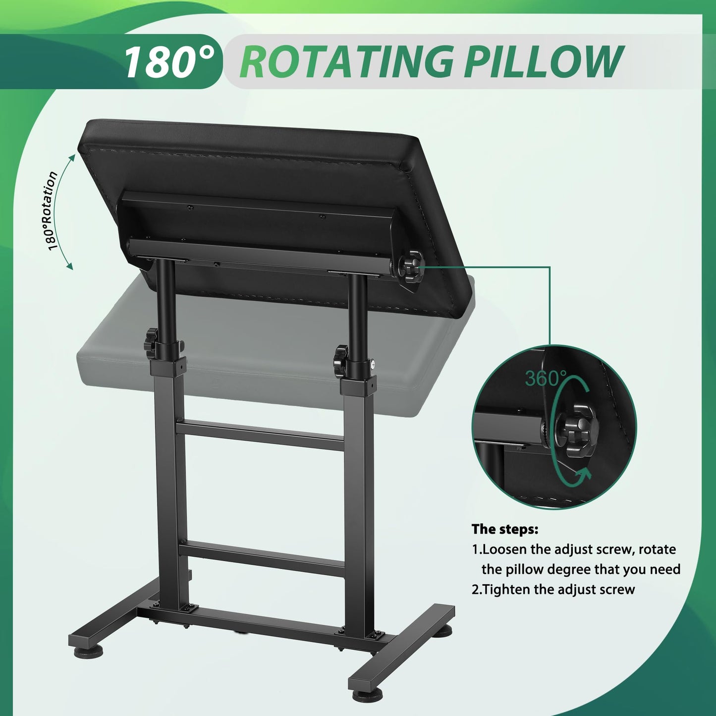 POARMEEY Tattoo Armrest XXL Height Adjustable Oversized Tattoo Arm Rest for Tattoo Supplies