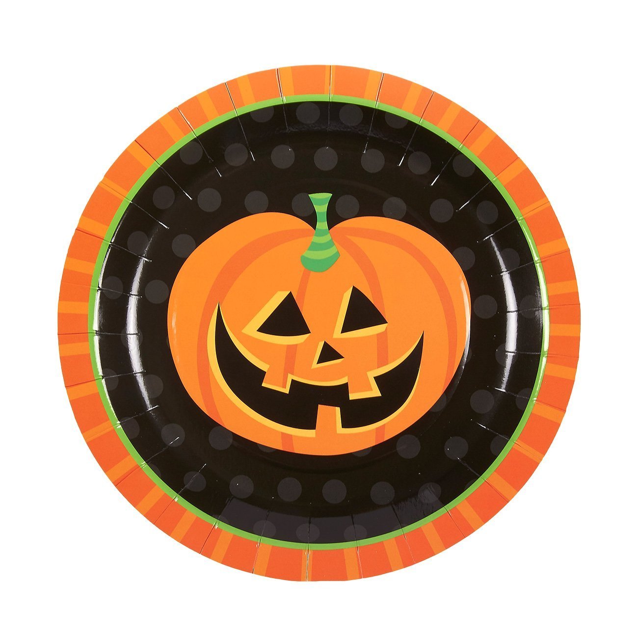 Juvale 144-Piece Halloween Plates and Napkins Party Supplies with Pumpkin Cups and Cutlery, Fun Themed Halloween Party Supplies Set for Celebrations with Friends and Family (Serves 24)