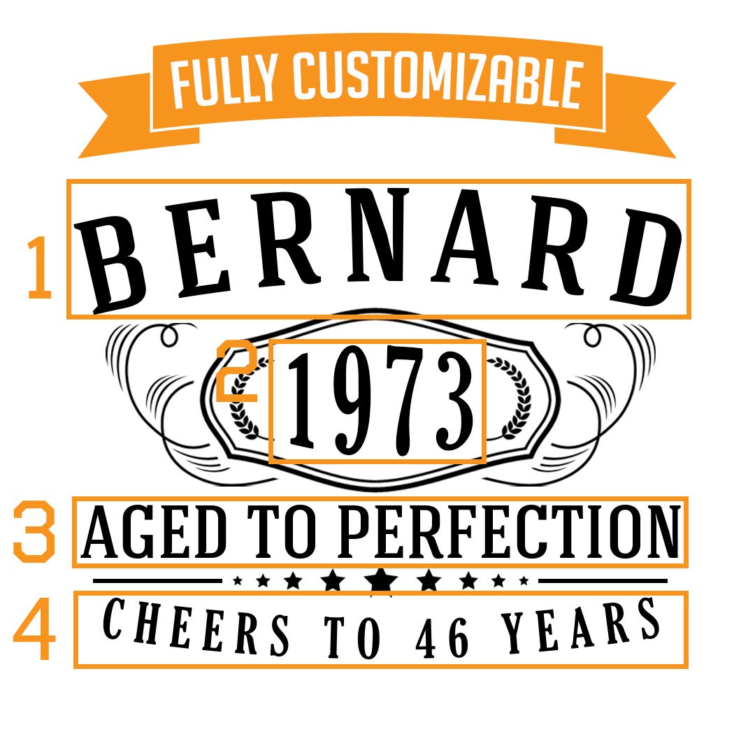 Personalized Etched 16oz Glass Beer Mug - Customized Beer Mug for Men, 40th Birthday Gifts for Brother, Custom Mug For Him Man Father Dad, Father's Day, Regalos Personalizados para Hombre, Bernard