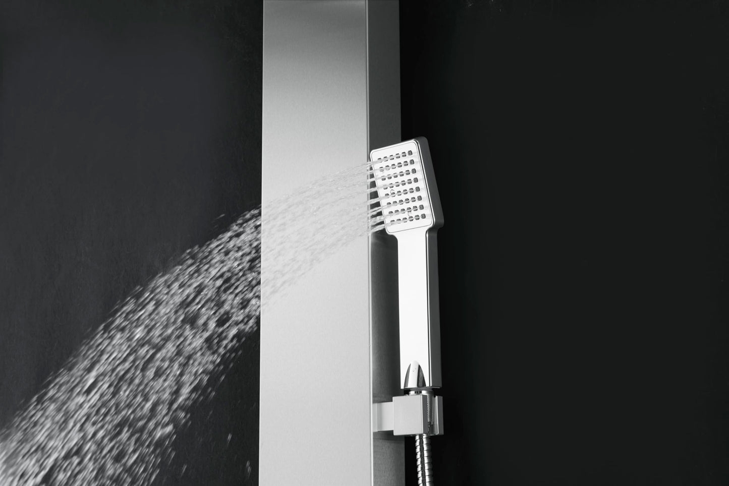Blue Ocean 48" Stainless Steel SPS822A Shower Panel Tower with Rainfall Shower Head and Spout