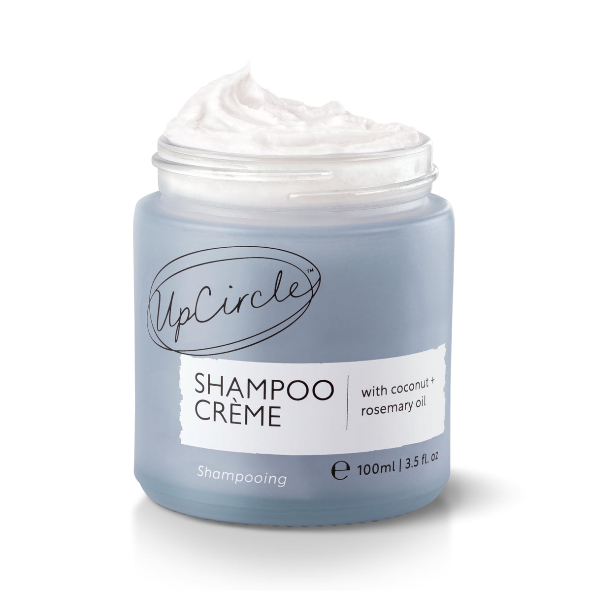 UpCircle Shampoo Crme with Rosemary Oil + Pink Berry 3.52oz - Gentle Formulation To Soothe + Cleanse - Coconut + Grapefruit oil