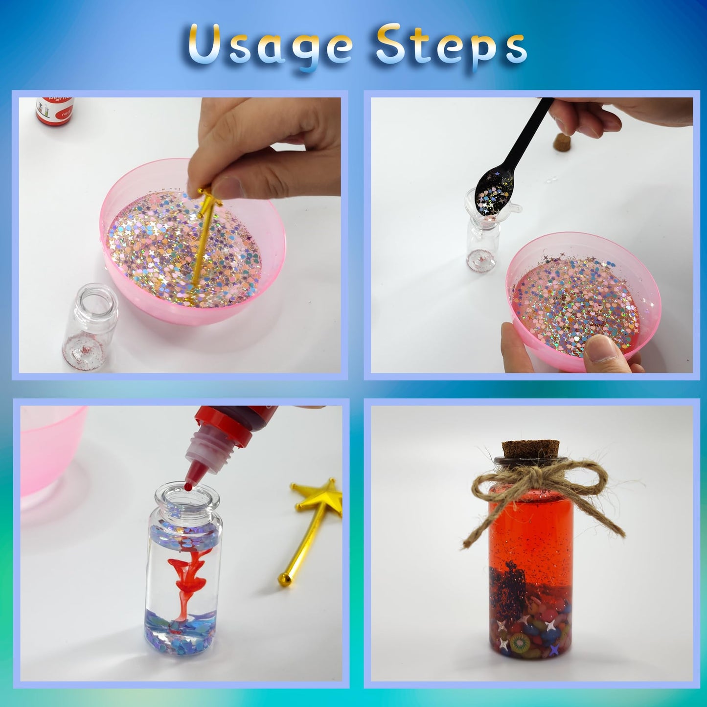 AWZNG Fairy Potion Kits for Kids,22pcs Fairy Magic Kids Mixies Potion Bottles,Creativity Art Toy for Girls, Fun Birthday Gift Toys for Girl 6 7 8 9 10