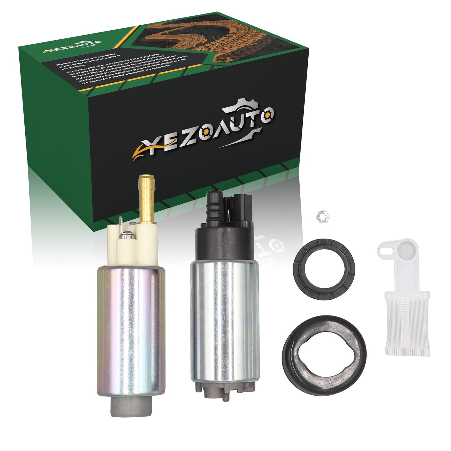 Yezoauto Dual High and Low Lift Pressure Fuel Pump for Mercury Mercruiser 305 350 377 496 5.0L 5.7L 6.2L 8.1L Engines 1984-2020 Replaces 866170A01 866169T01