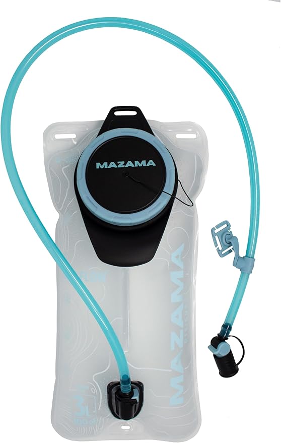 The Trailflow-88 Hydration Bladder by Mazama Designs. Leakproof, Easy to Clean and Fill Water Reservoir, BPA-Free, Fits Mo...