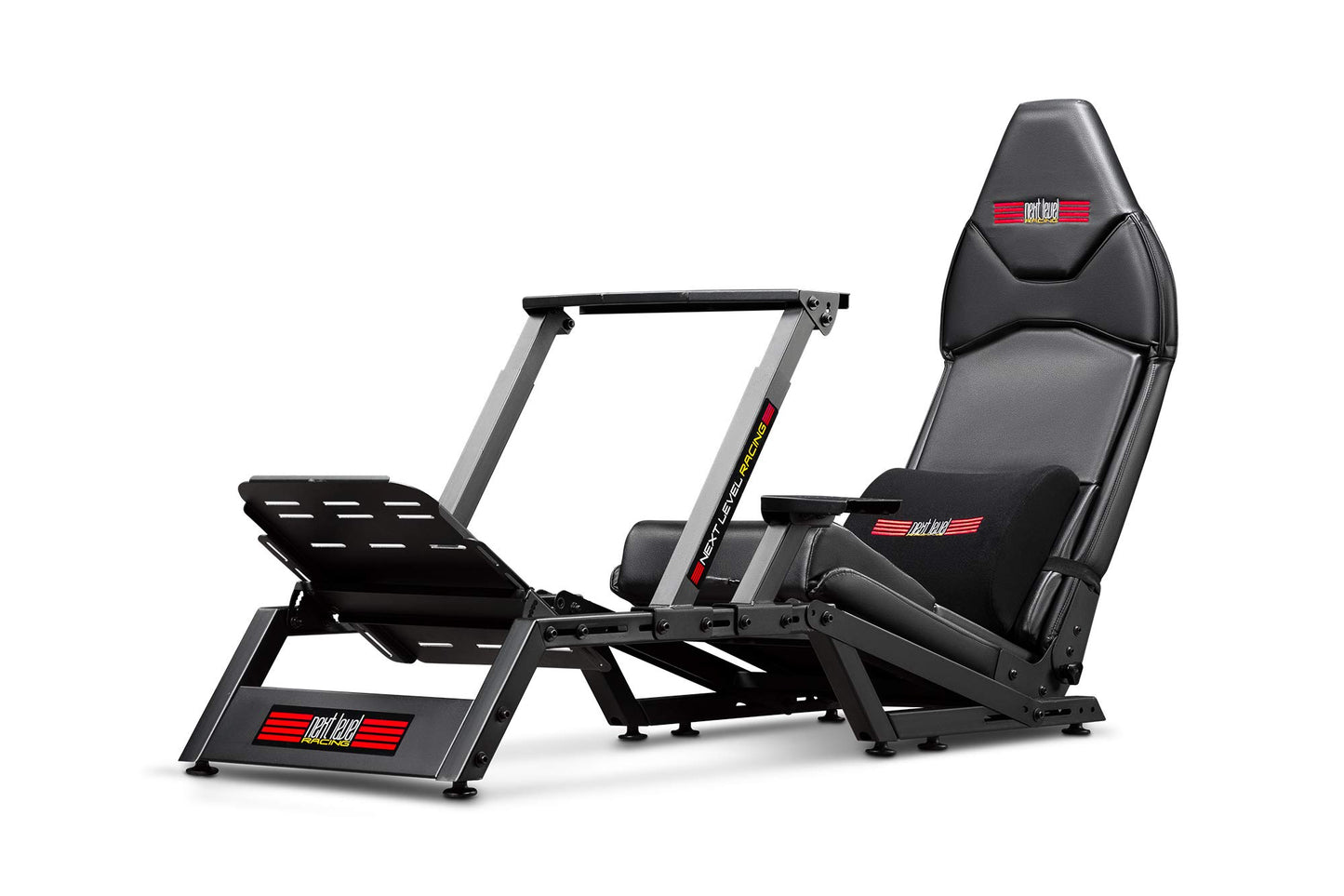 Next Level Racing F-GT Racing Simulator Cockpit and Monitor Stand Bundle