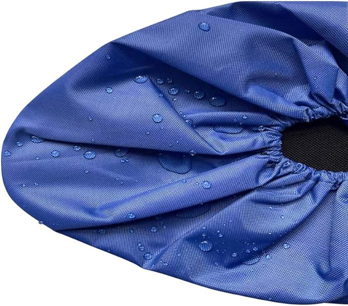 Jron 5 Pairs Premium Reusable Washable Shoe Cover Boot Covers for Contractors (5 Pairs | 9.5-11 For Shoes/US 8.5-10.5 For Boots, Blue)