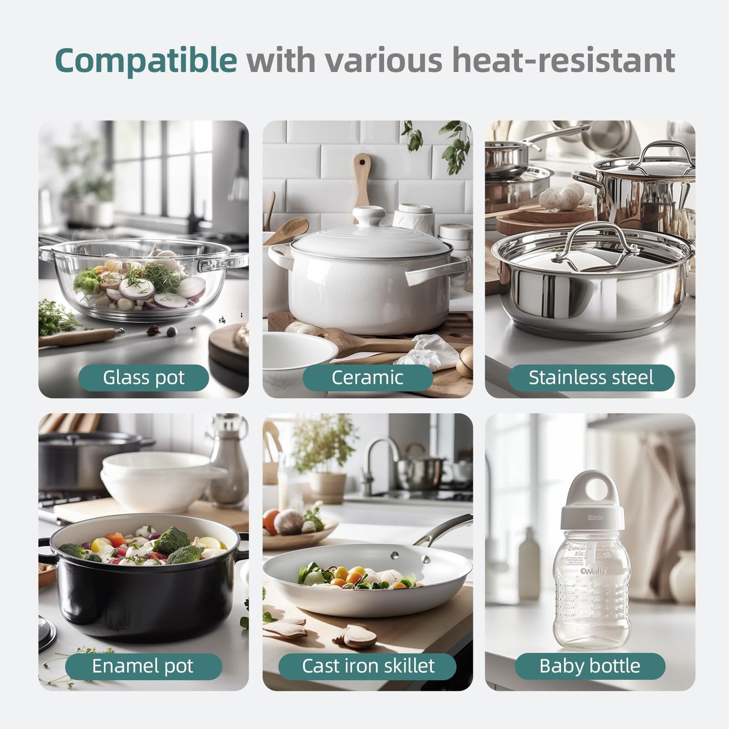 ROPPLIFE Food Warmer Plate,13.8"x10" Electric Warming Tray |6-Temp Control & Memory Function | for Slow Eaters, Seniors, RV Camping, Sourdough Proofing & Office Use