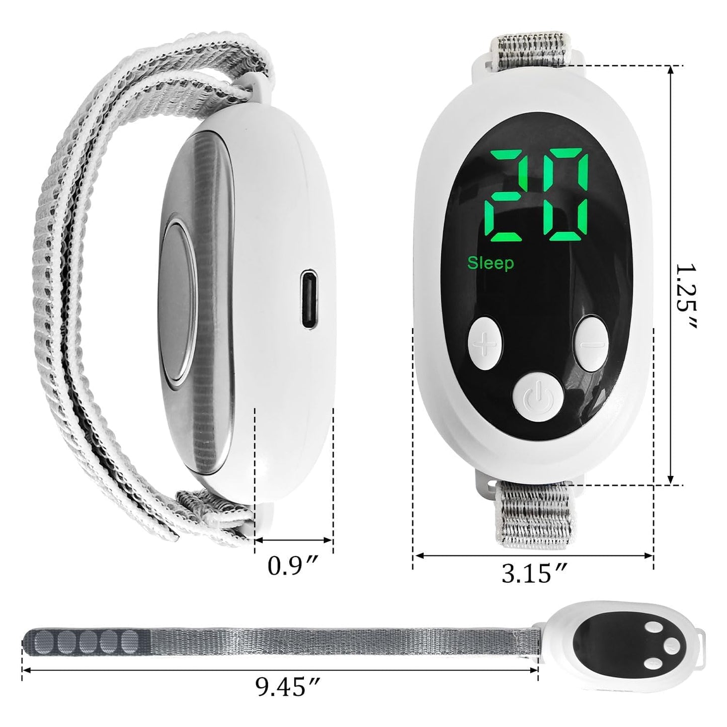 Handheld Sleep Aid Device, Anxiety Device, Relief Anxiety Help Sleep, Promotes Rest, USB Rechargeable