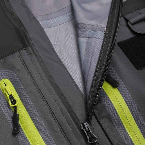Kylebooker Fly Fishing Wading Jacket Outdoor Activities Waterproof Wader Jackets for Men and Women(XXL,Black)