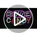 NAIYISI Candy Neon Sign for Wall Decor Candyland Party Decorations, Candy Bar Sign, Store Logo, Birthday Decorations, Cand...