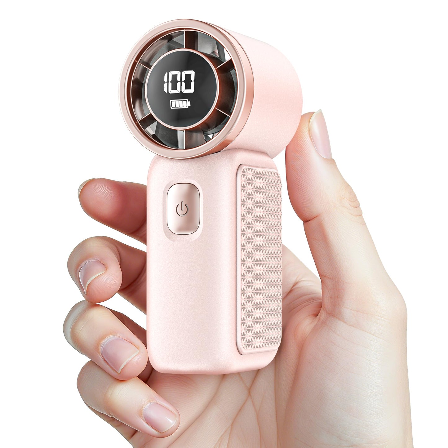 Ageyou Portable Handheld Mini Fan, 6 Gear Wind, Hand Small Travel Personal Held Fans, Rechargeable Turbo Fan, Gifts For Women Me