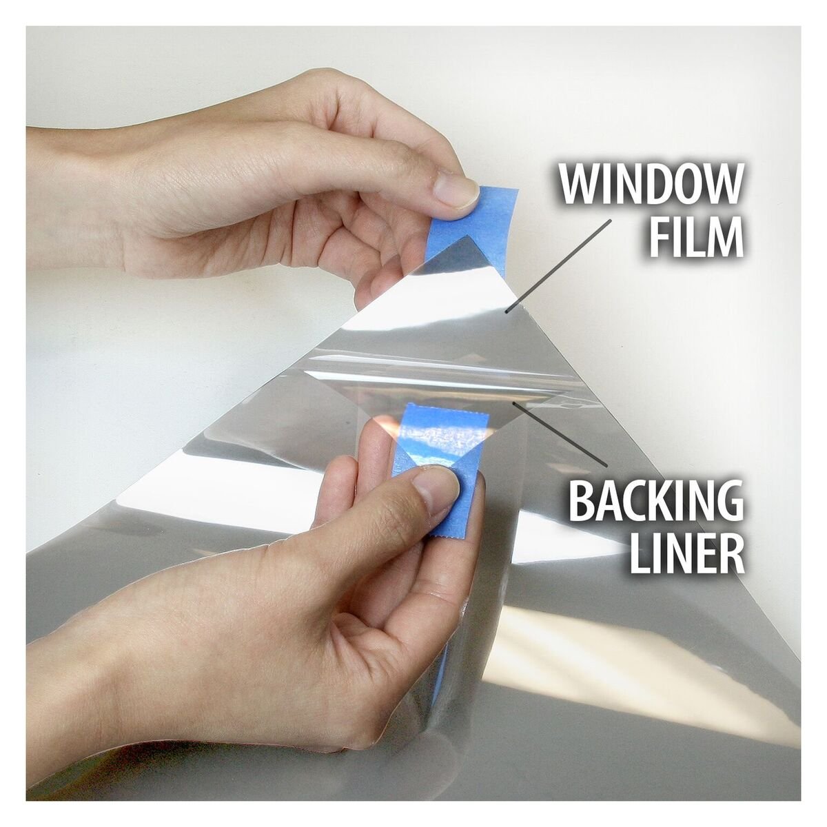 BDF HNC70 Window Film Premium Heat Control and Energy Saving, Chrome (Very Light) - 24in X 15ft