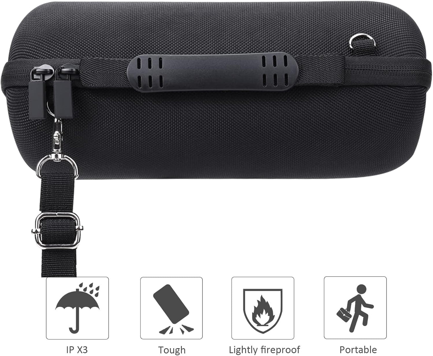 Co2Crea Hard Case Bag Replacement For Bose Soundlink Revolve+ Series Ii Revolve Plus Bluetooth 360 Speaker Replacement For Charg
