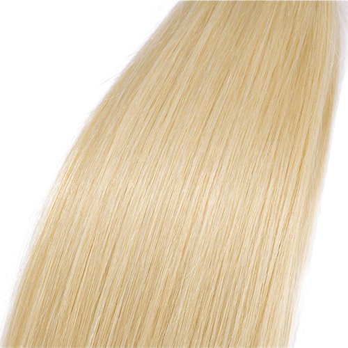 Msthoo 613 Brazilian Virgin Hair Bundles Blonde Silky Straight Human Hair Extensions Replacement Bundle for Women 30 inches