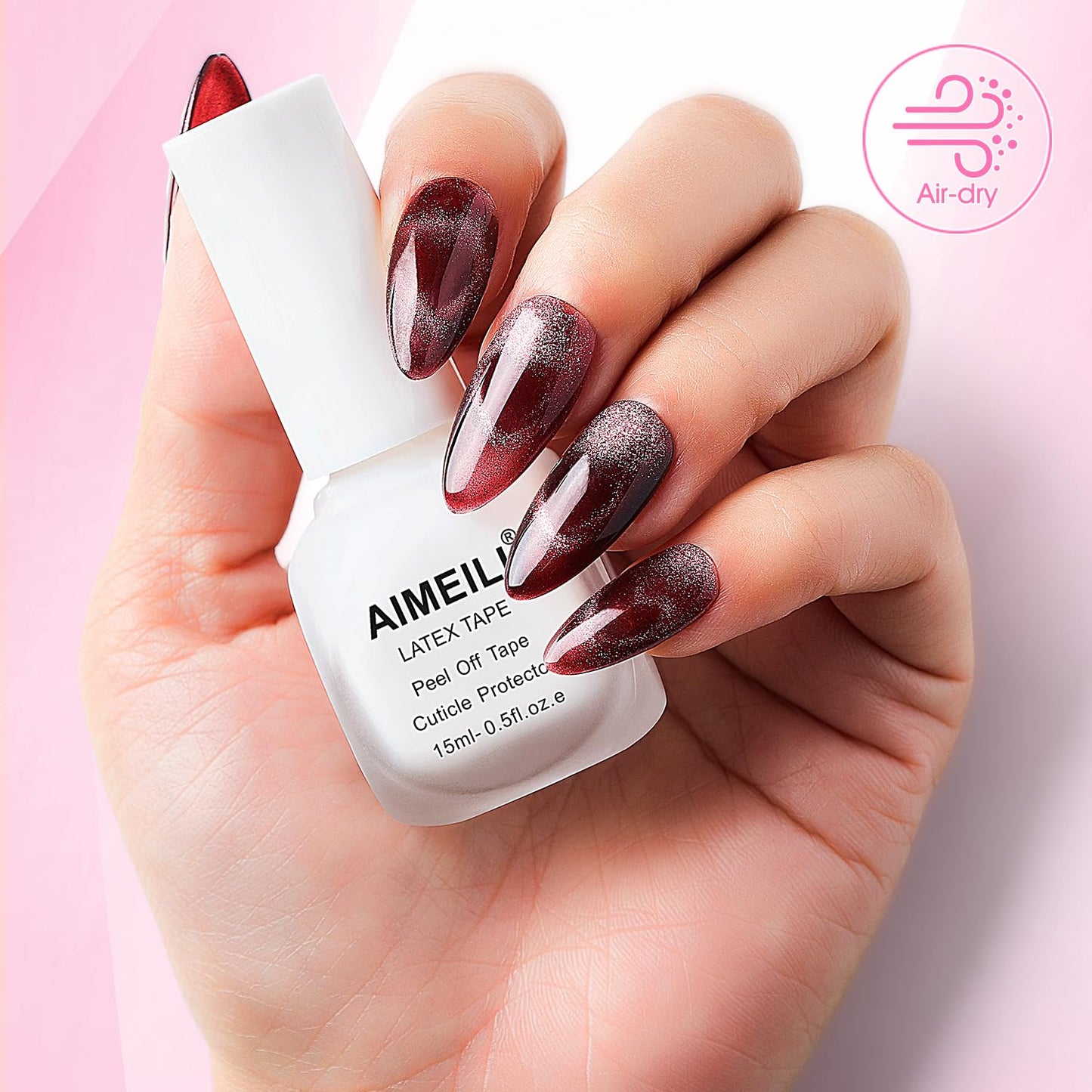 AIMEILI Latex Tape Skin Protector for Nail Art 15 ML