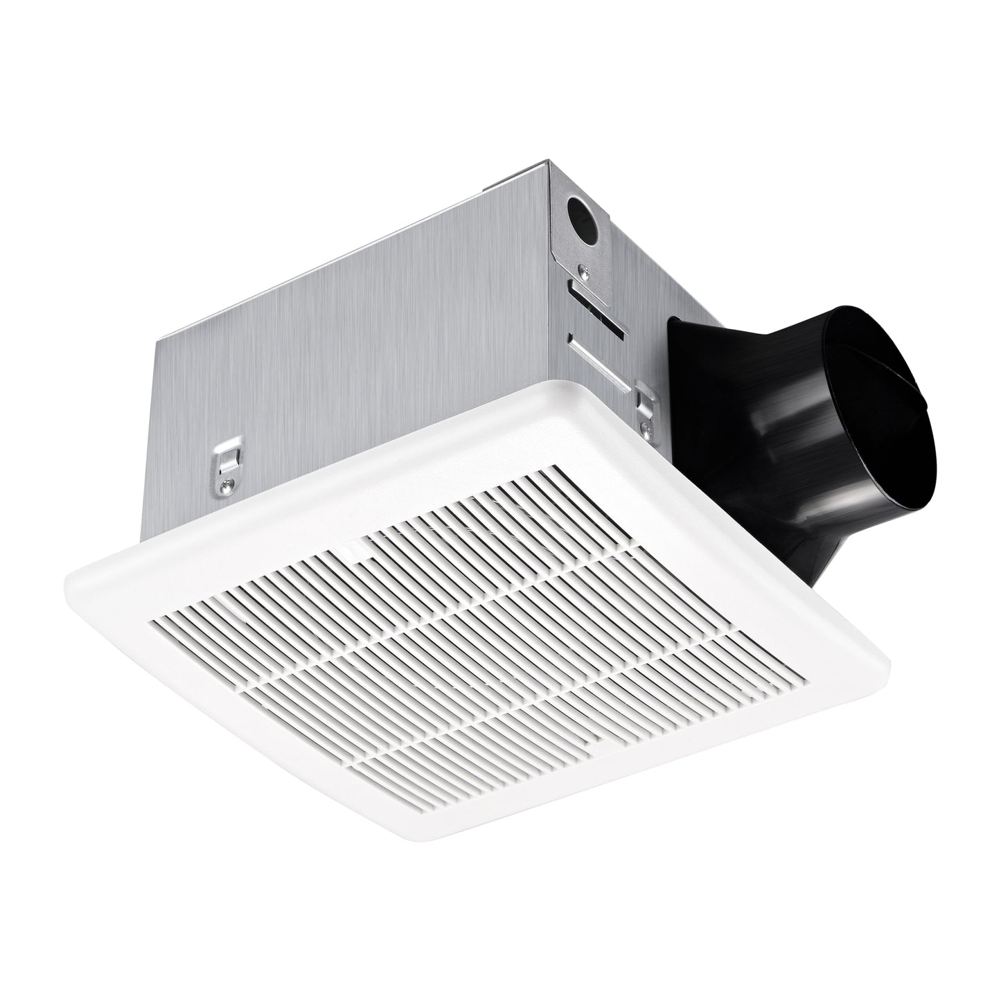 Tech Drive Super Quiet 110 Cfm, 1.2 Sone Bathroom Ventilation And Exhaust Fan With Humidity Sensor, No Attic Access Needed Insta