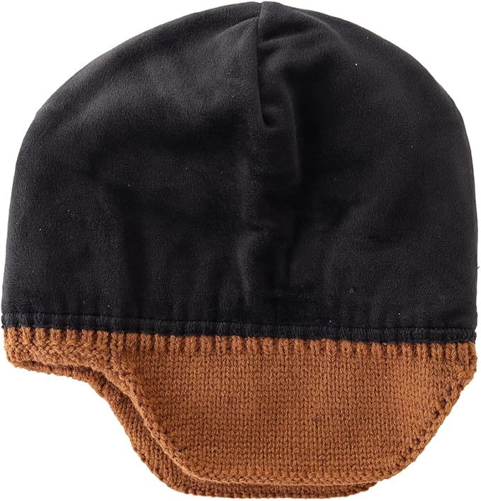 Home Prefer Mens Winter Hat Knit Earflap Hat Stocking Caps with Ears Beanie Hat