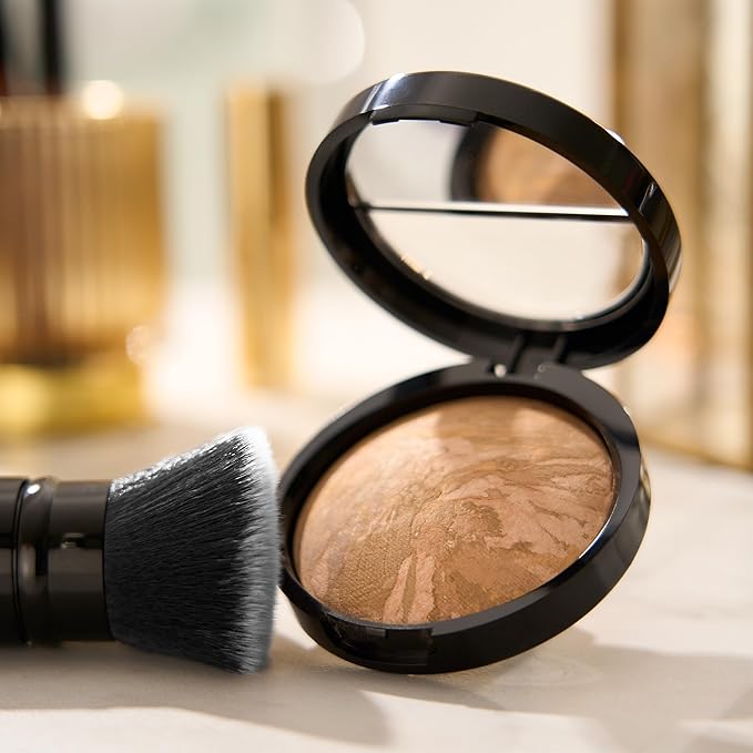 LAURA GELLER NEW YORK Baked Balance-N-Glow Illuminating Foundation - Sand - Buildable Sheer to Light Coverage - Satin Finish