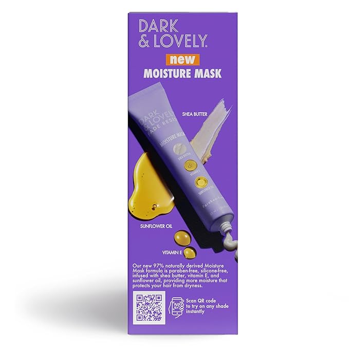 Softsheen-Carson Dark and Lovely Hair Dye, Fade Resist Hair Color with Conditioning Mask, Poppin Pink, 1 Kit
