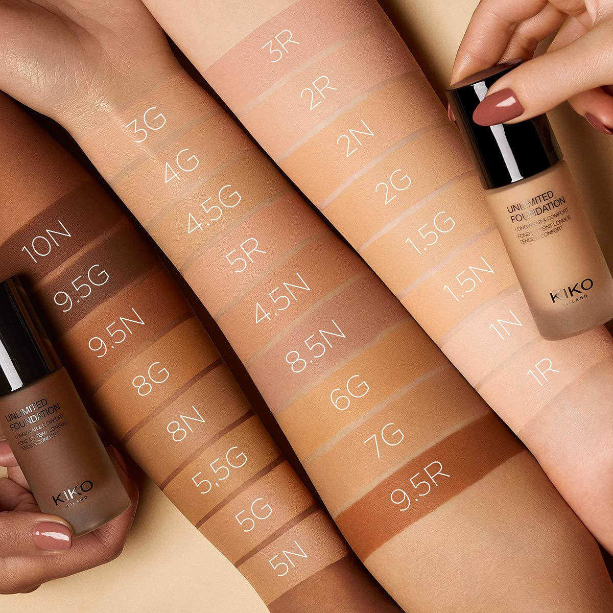 KIKO Milano New Unlimited Foundation 3g | New Long-lasting Liquid Foundation